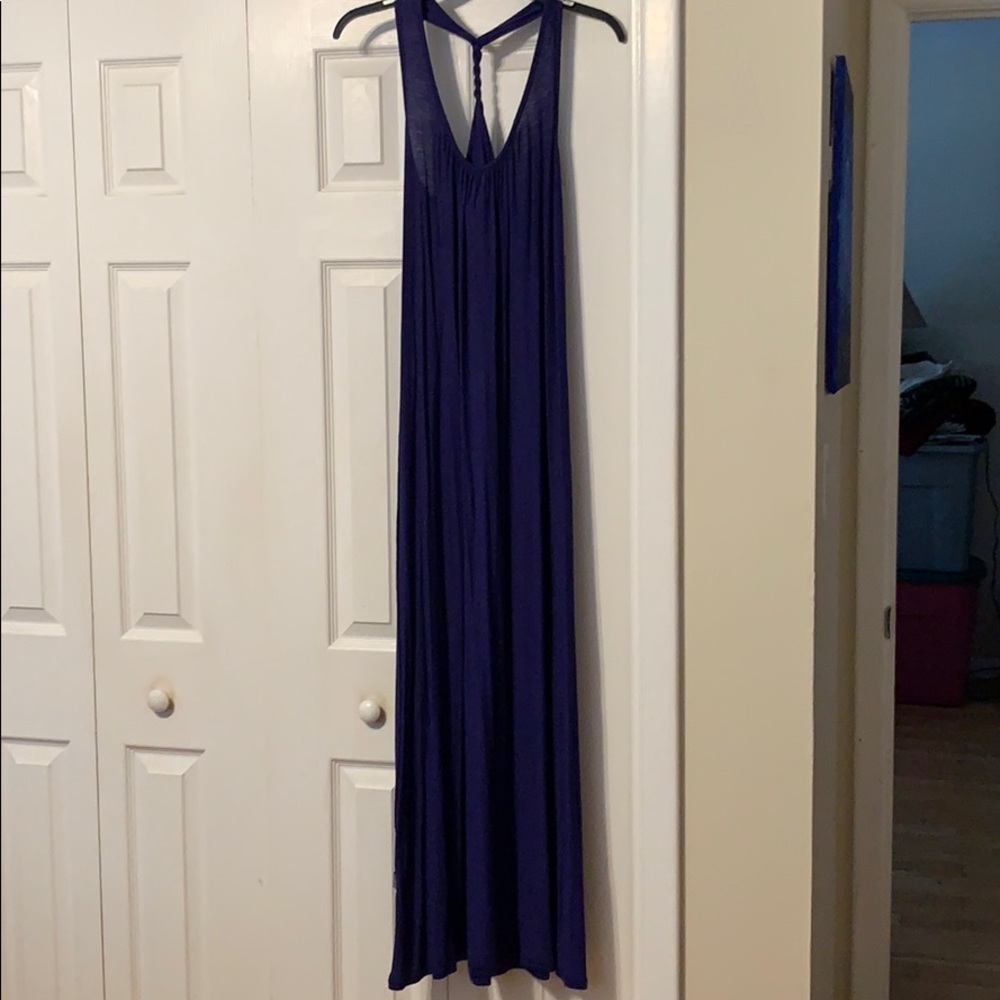 Royal purple maxi dress